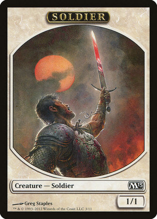 Soldier Token [Magic 2013 Tokens] | North Game Den