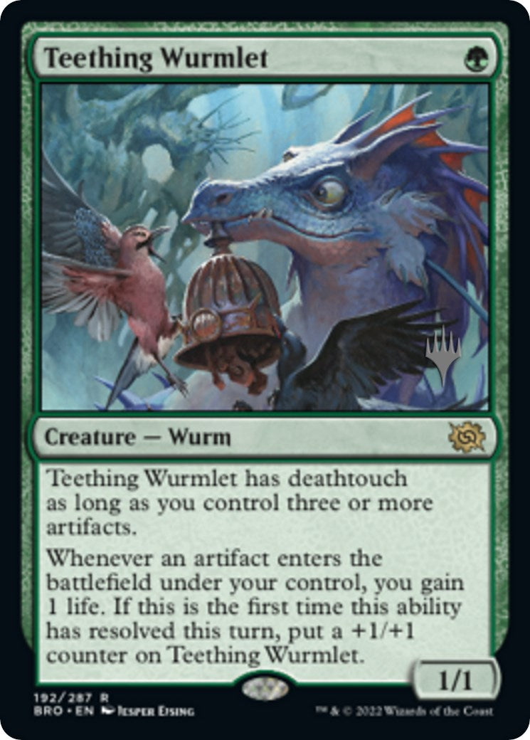 Teething Wurmlet (Promo Pack) [The Brothers' War Promos] | North Game Den