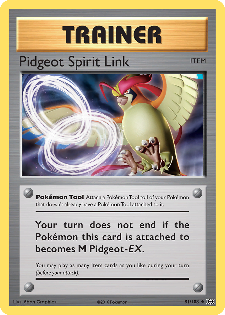 Pidgeot Spirit Link (81/108) [XY: Evolutions] | North Game Den