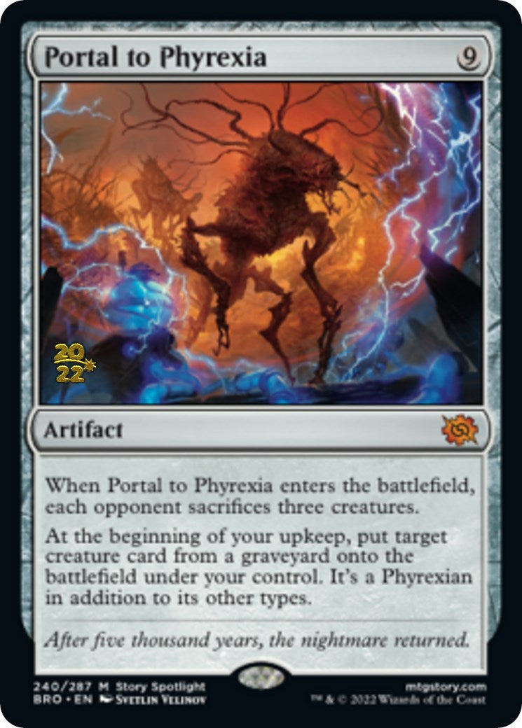 Portal to Phyrexia [The Brothers' War: Prerelease Promos] | North Game Den