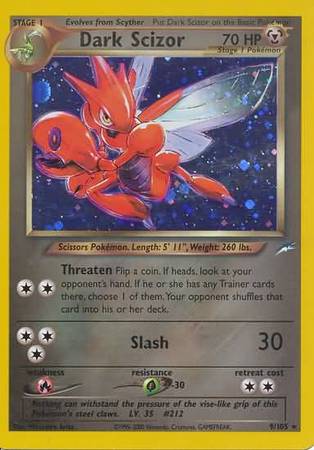 Dark Scizor (9/105) [Neo Destiny Unlimited] | North Game Den