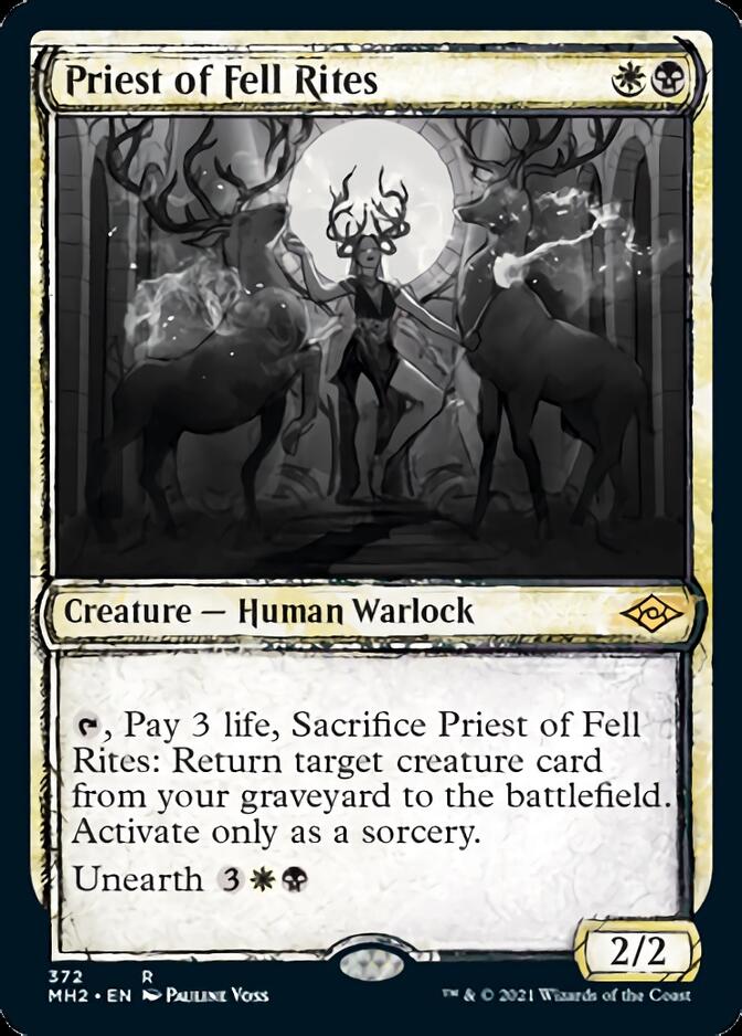 Priest of Fell Rites (Sketch) [Modern Horizons 2] | North Game Den