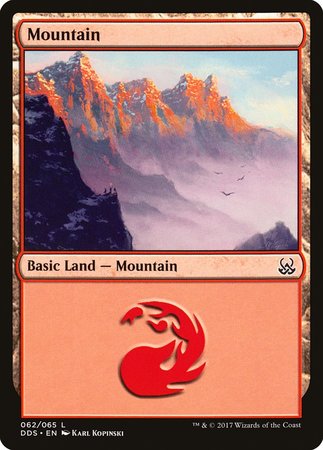 Mountain (62) [Duel Decks: Mind vs. Might] | North Game Den