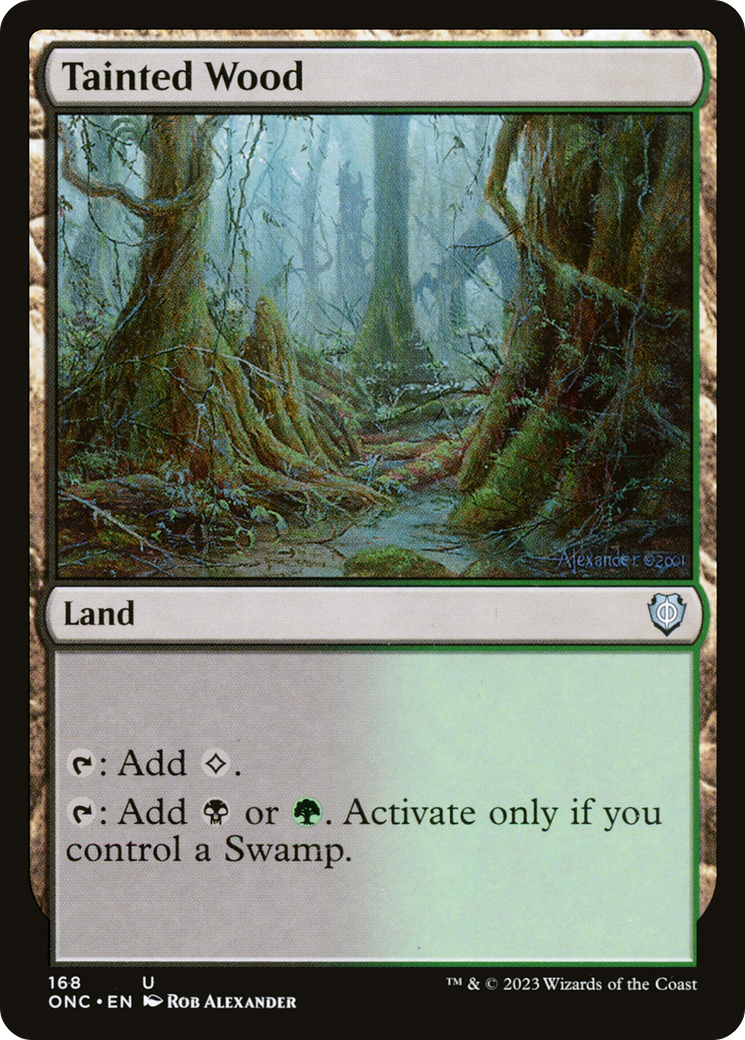Tainted Wood [Phyrexia: All Will Be One Commander] | North Game Den