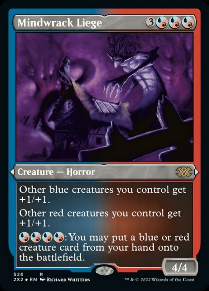 Mindwrack Liege (Foil Etched) [Double Masters 2022] | North Game Den