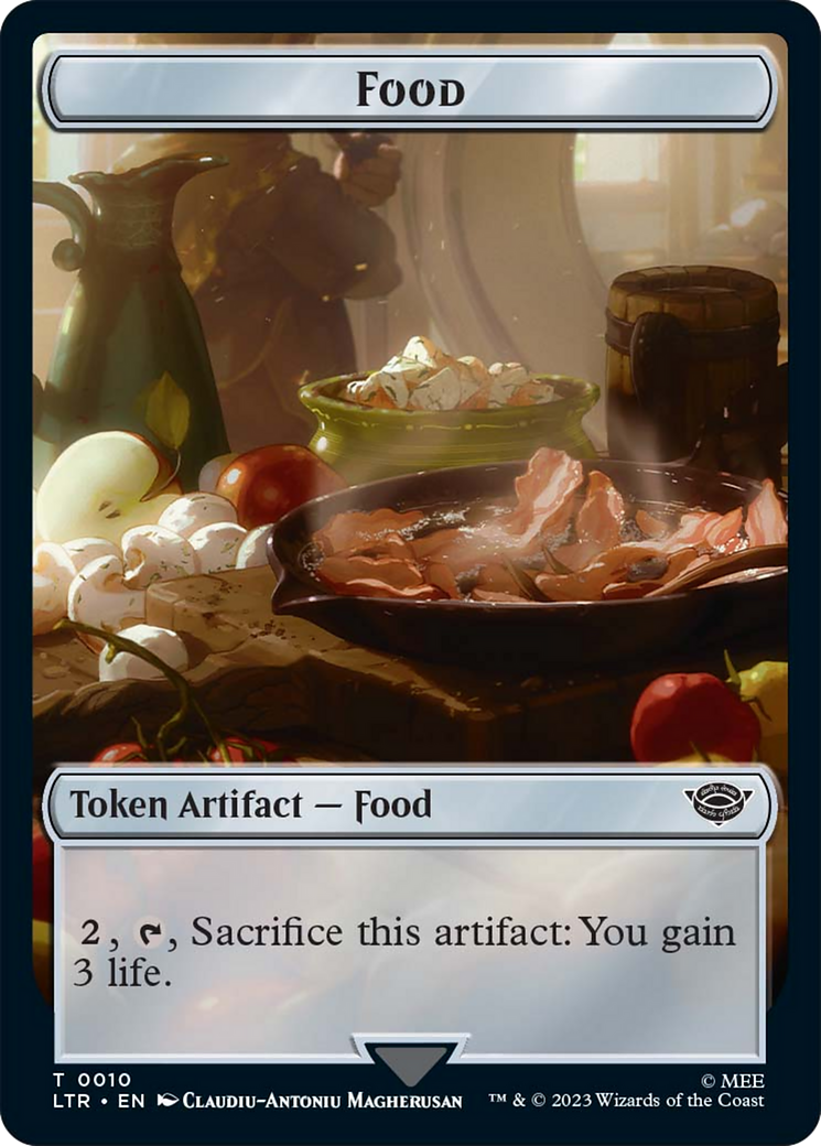 Food (10) // Spirit Double-Sided Token [The Lord of the Rings: Tales of Middle-Earth Tokens] | North Game Den