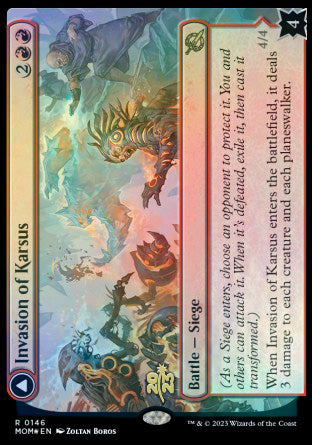 Invasion of Karsus // Refraction Elemental [March of the Machine Prerelease Promos] | North Game Den