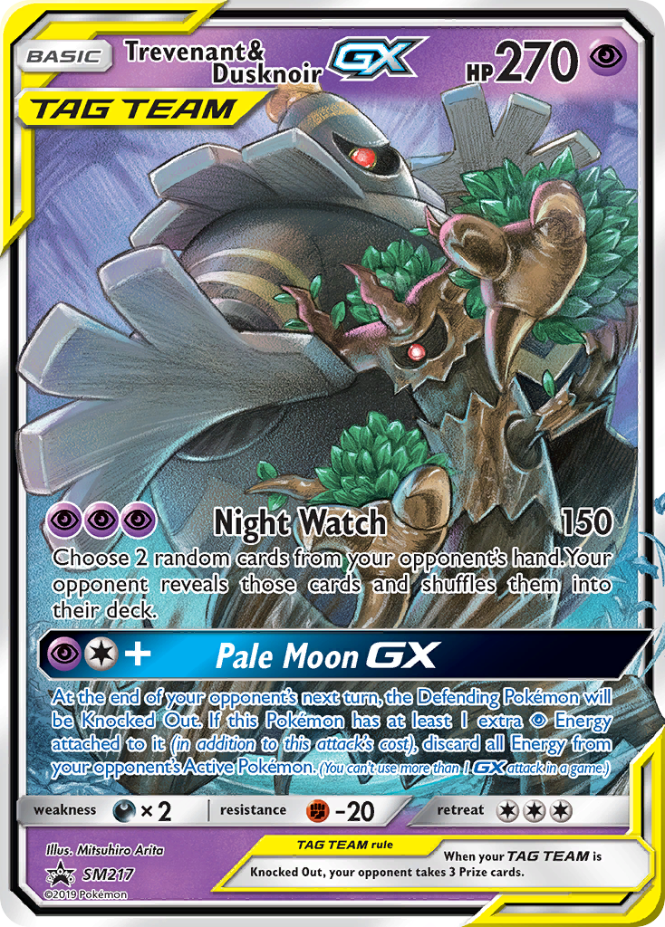Trevenant & Dusknoir GX (SM217) [Sun & Moon: Black Star Promos] | North Game Den