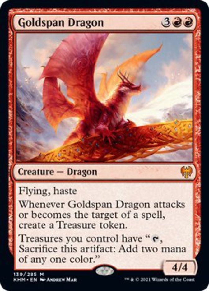 Goldspan Dragon [Kaldheim] | North Game Den