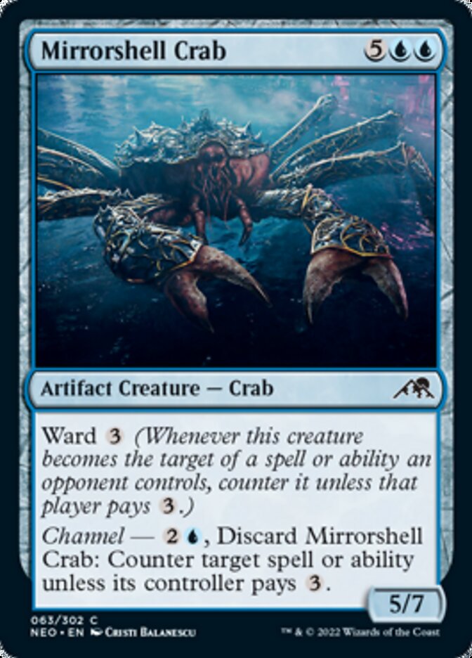 Mirrorshell Crab [Kamigawa: Neon Dynasty] | North Game Den
