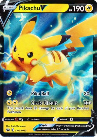 Pikachu V (SWSH063) [Sword & Shield: Black Star Promos] | North Game Den