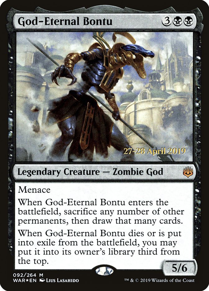 God-Eternal Bontu  [War of the Spark Prerelease Promos] | North Game Den