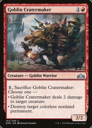 Goblin Cratermaker [Guilds of Ravnica] | North Game Den