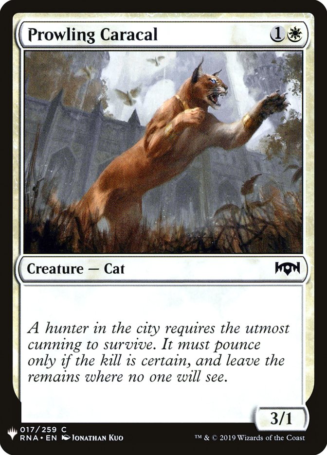 Prowling Caracal [Mystery Booster] | North Game Den