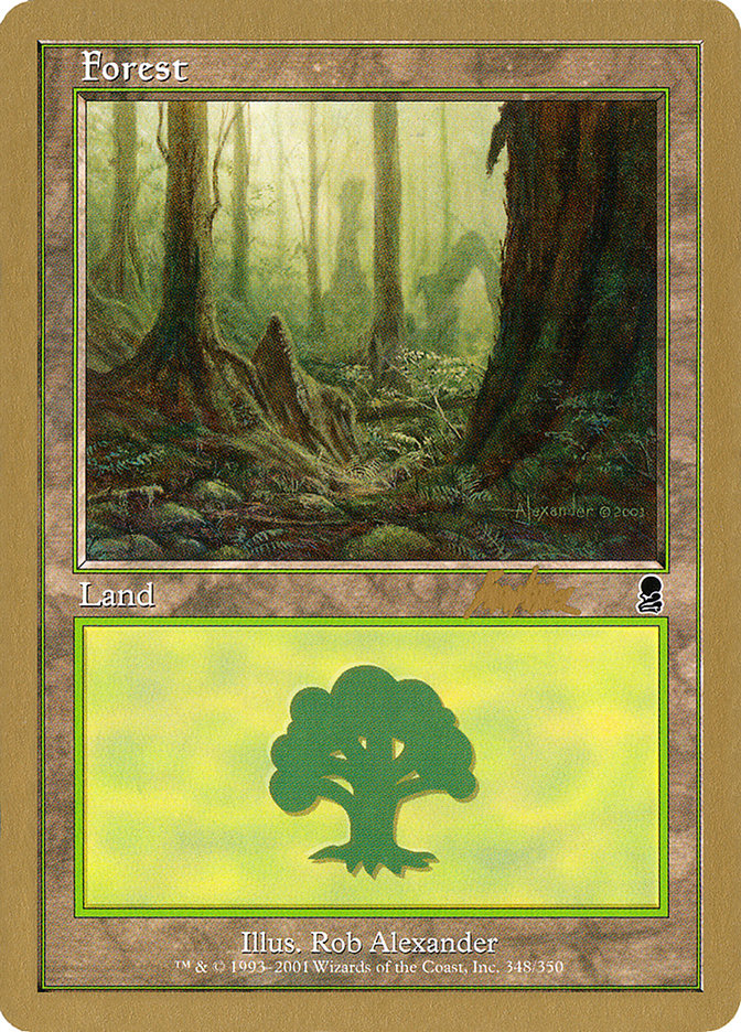 Forest (bk348) (Brian Kibler) [World Championship Decks 2002] | North Game Den