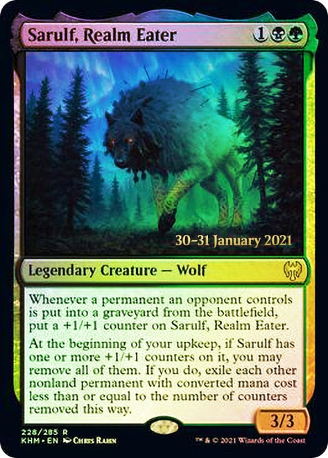 Sarulf, Realm Eater  [Kaldheim Prerelease Promos] | North Game Den