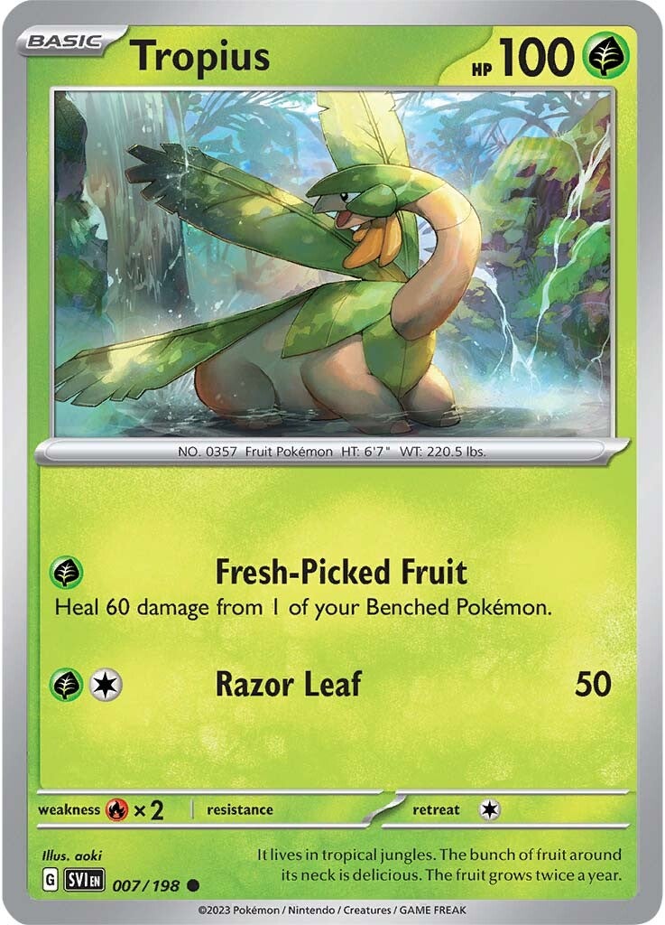 Tropius (007/198) [Scarlet & Violet: Base Set] | North Game Den