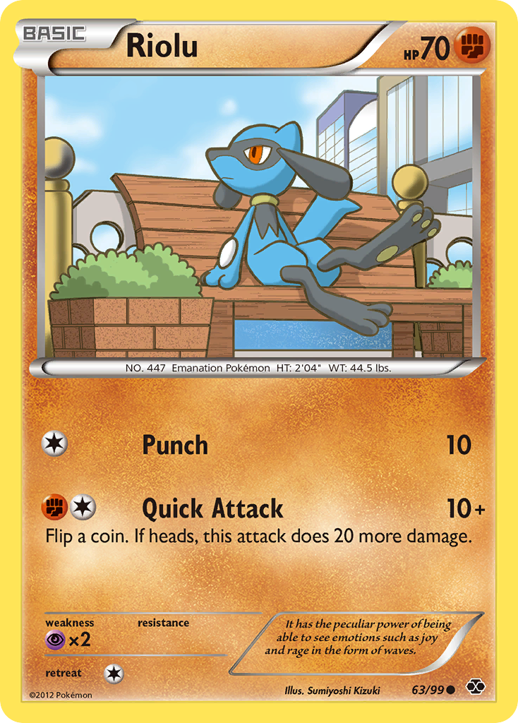 Riolu (63/99) [Black & White: Next Destinies] | North Game Den