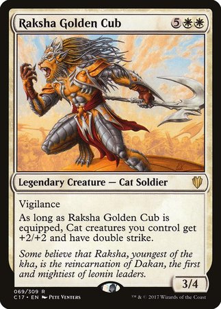 Raksha Golden Cub [Commander 2017] | North Game Den
