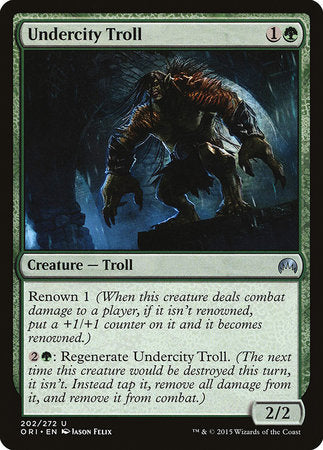 Undercity Troll [Magic Origins] | North Game Den