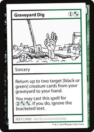 Graveyard Dig (2021 Edition) [Mystery Booster Playtest Cards] | North Game Den