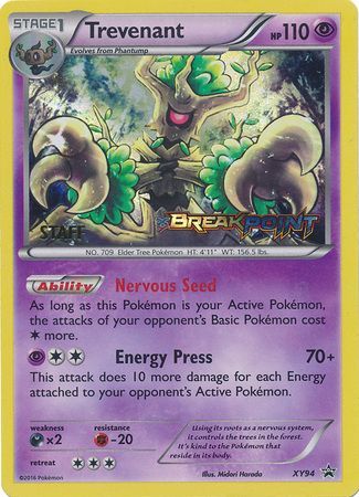 Trevenant (XY94) (Staff) [XY: Black Star Promos] | North Game Den