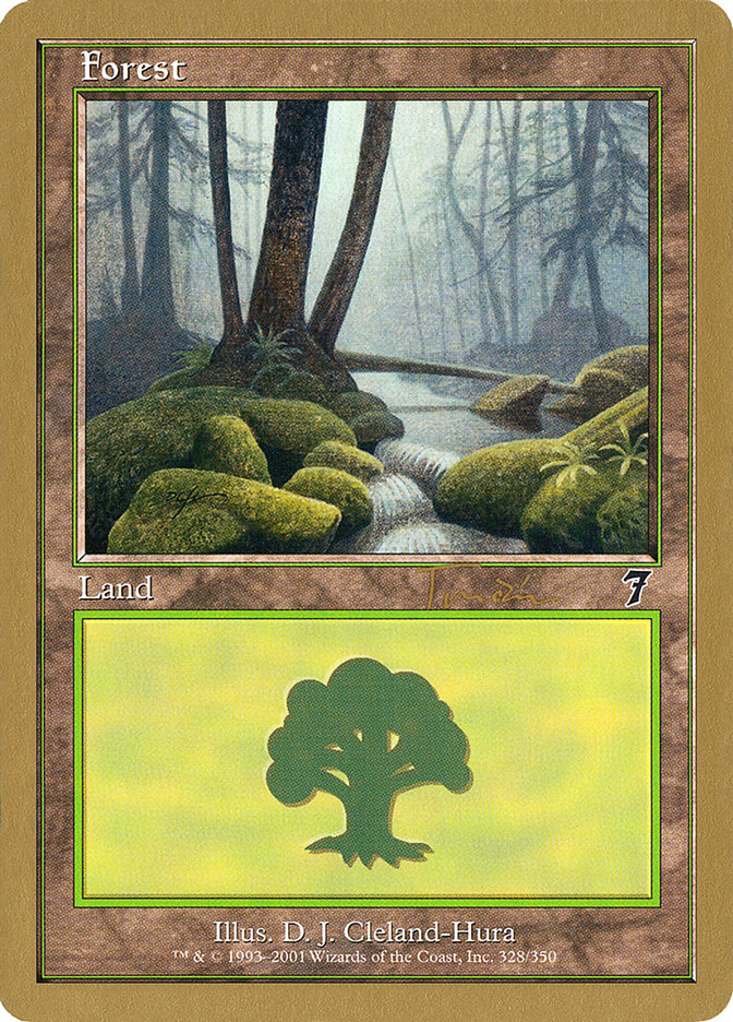 Forest (jt328) (Jan Tomcani) [World Championship Decks 2001] | North Game Den