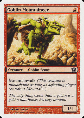 Goblin Mountaineer [Ninth Edition] | North Game Den