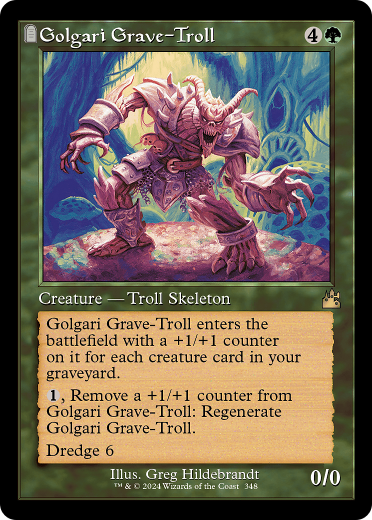 Golgari Grave-Troll (Retro Frame) [Ravnica Remastered] | North Game Den