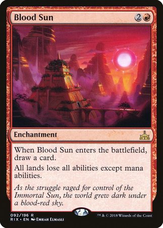 Blood Sun [Rivals of Ixalan] | North Game Den