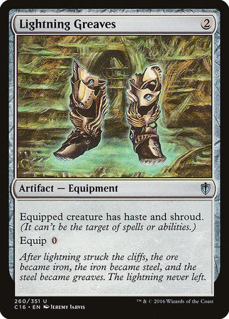 Lightning Greaves [Commander 2016] | North Game Den