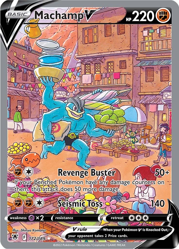 Machamp V (172/189) [Sword & Shield: Astral Radiance] | North Game Den