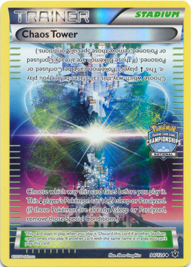 Chaos Tower (94/124) (National Championship Promo) [XY: Fates Collide] | North Game Den