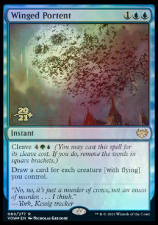 Winged Portent [Innistrad: Crimson Vow Prerelease Promos] | North Game Den