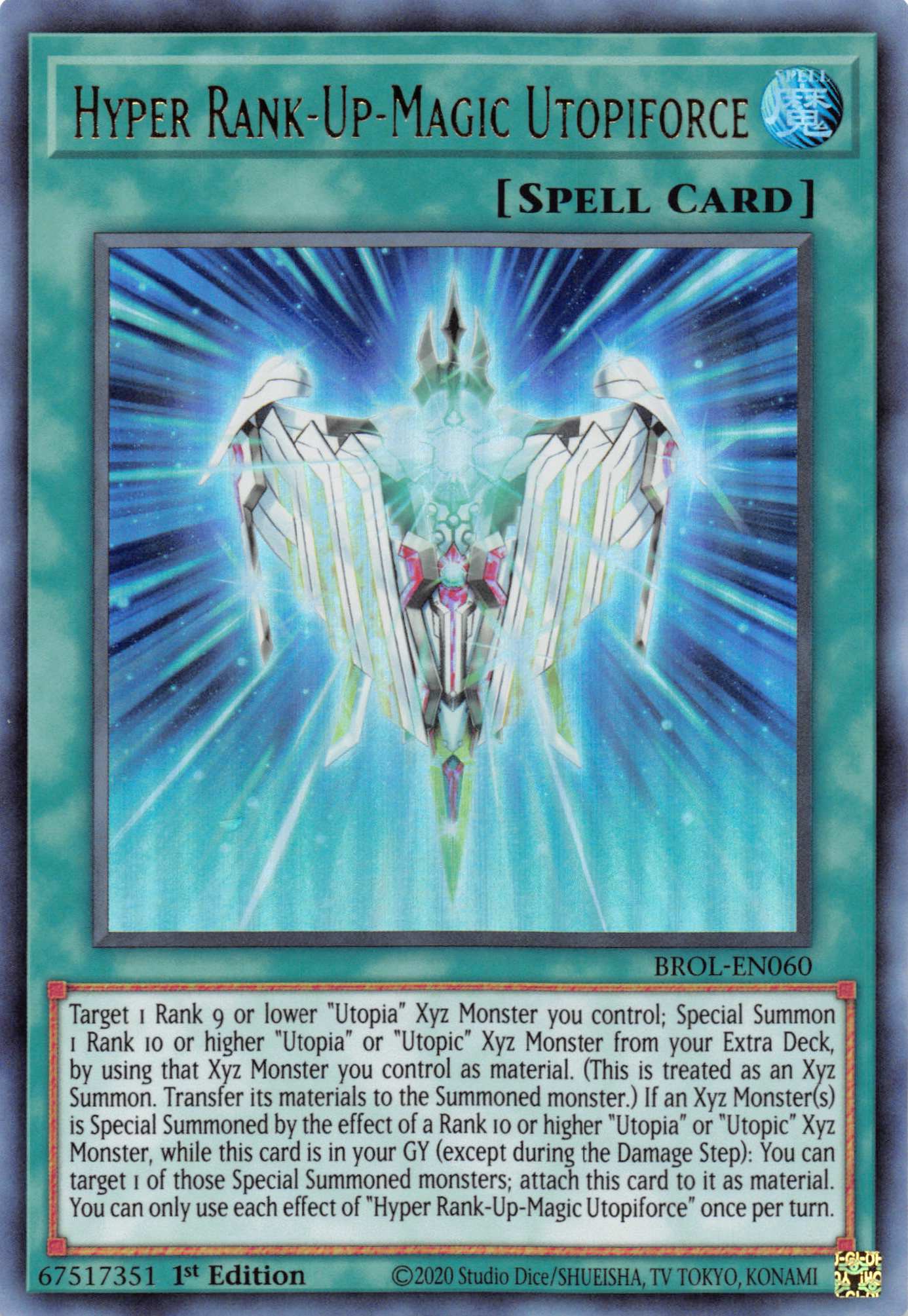 Hyper Rank-Up-Magic Utopiforce [BROL-EN060] Ultra Rare | North Game Den