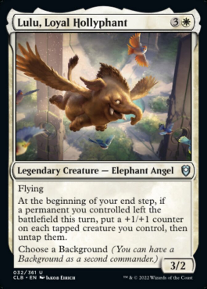 Lulu, Loyal Hollyphant [Commander Legends: Battle for Baldur's Gate] | North Game Den