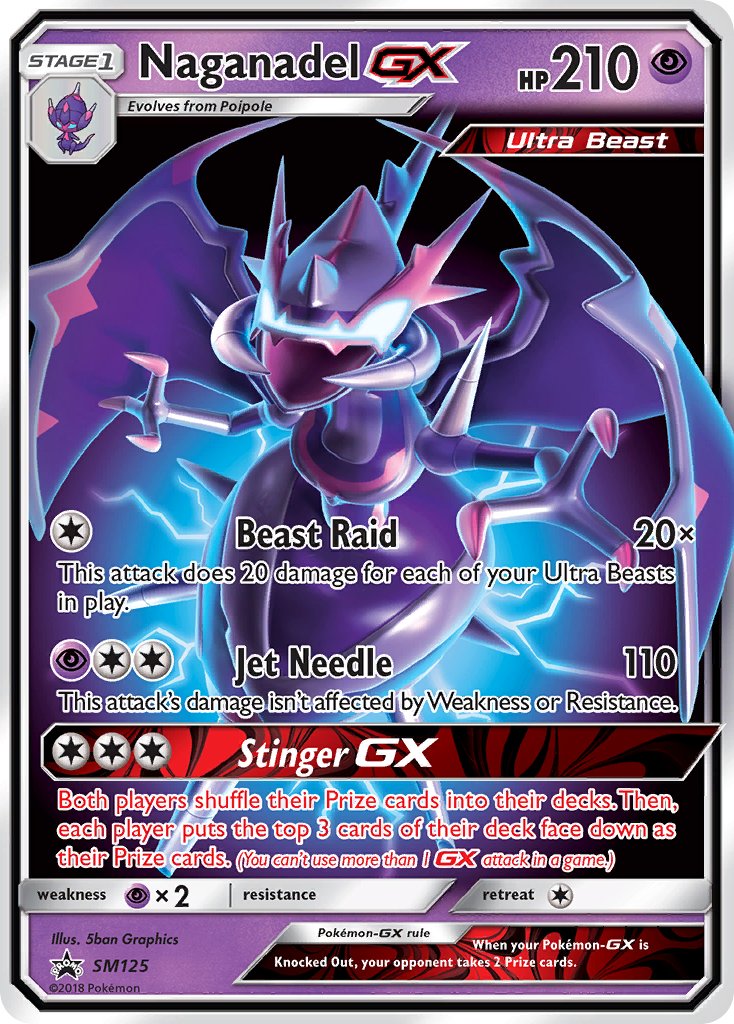 Naganadel GX (SM125) [Sun & Moon: Black Star Promos] | North Game Den