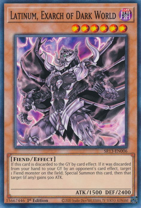 Latinum, Exarch of Dark World [SR13-EN006] Common | North Game Den