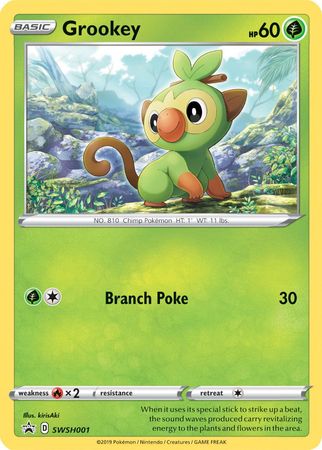 Grookey (SWSH001) [Sword & Shield: Black Star Promos] | North Game Den