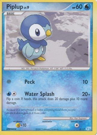 Piplup (5/12) [Diamond & Pearl: Trainer Kit - Manaphy] | North Game Den
