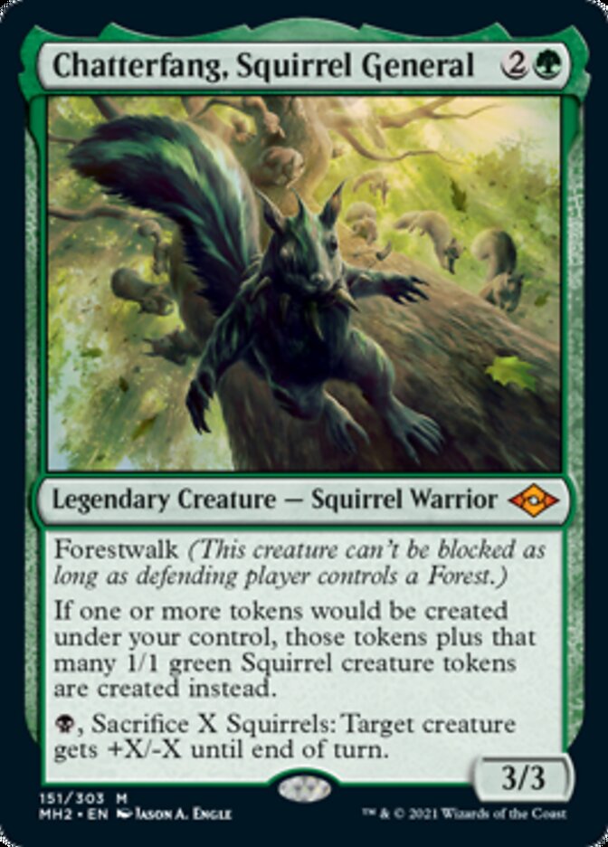 Chatterfang, Squirrel General [Modern Horizons 2] | North Game Den