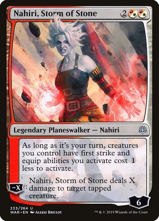 Nahiri, Storm of Stone [War of the Spark] | North Game Den