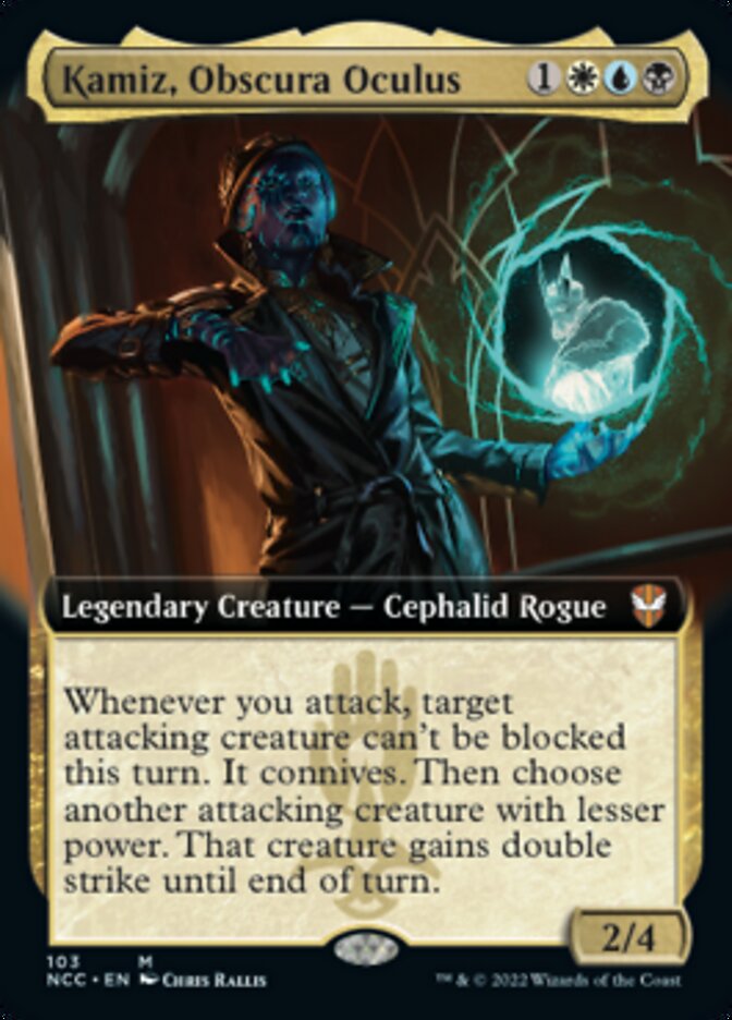 Kamiz, Obscura Oculus (Extended Art) [Streets of New Capenna Commander] | North Game Den