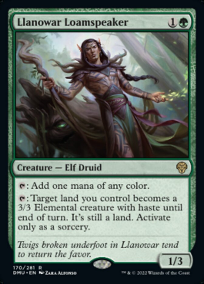 Llanowar Loamspeaker [Dominaria United] | North Game Den