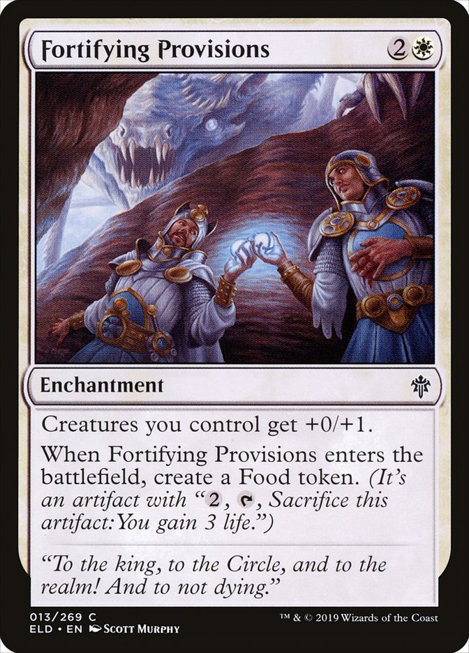 Fortifying Provisions [Throne of Eldraine] | North Game Den