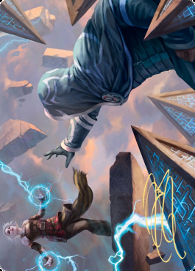Nahiri's Binding // Nahiri's Binding Art Card [Zendikar Rising Art Series] | North Game Den