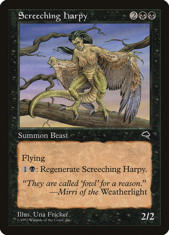 Screeching Harpy [Tempest] | North Game Den