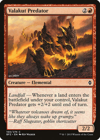 Valakut Predator [Battle for Zendikar] | North Game Den