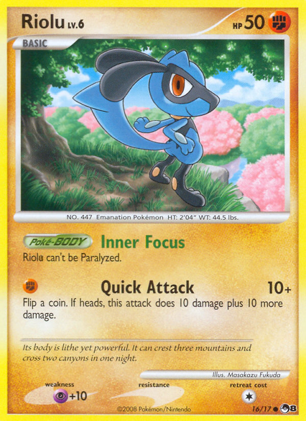 Riolu (16/17) [POP Series 8] | North Game Den