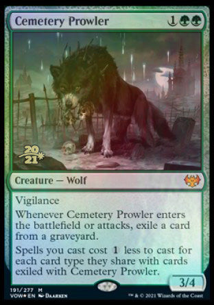 Cemetery Prowler [Innistrad: Crimson Vow Prerelease Promos] | North Game Den